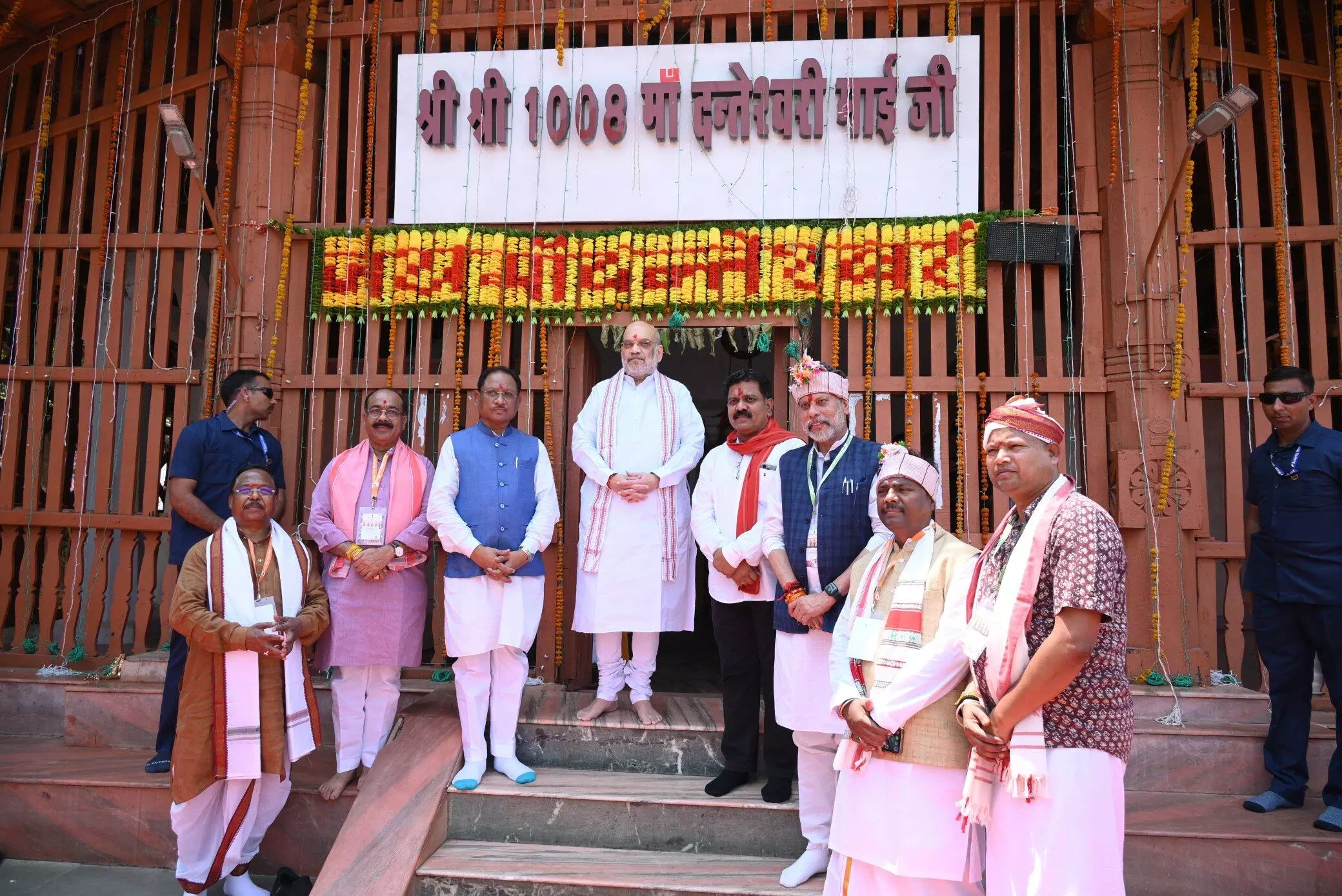 amit shah danteshwari mandir