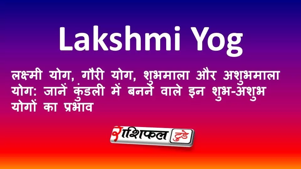 लक्ष्मी योग, गौरी योग, शुभमाला और अशुभमाला योग: जानें कुंडली में बनने वाले इन शुभ-अशुभ योगों का प्रभाव